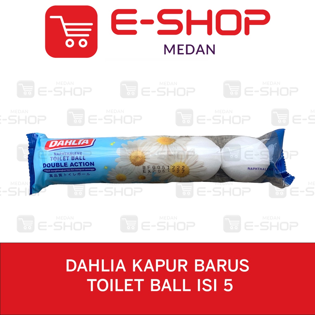 Jual Dahlia Kapur Barus Kamper Toilet Ball Double Action Isi 5 Usir Bau