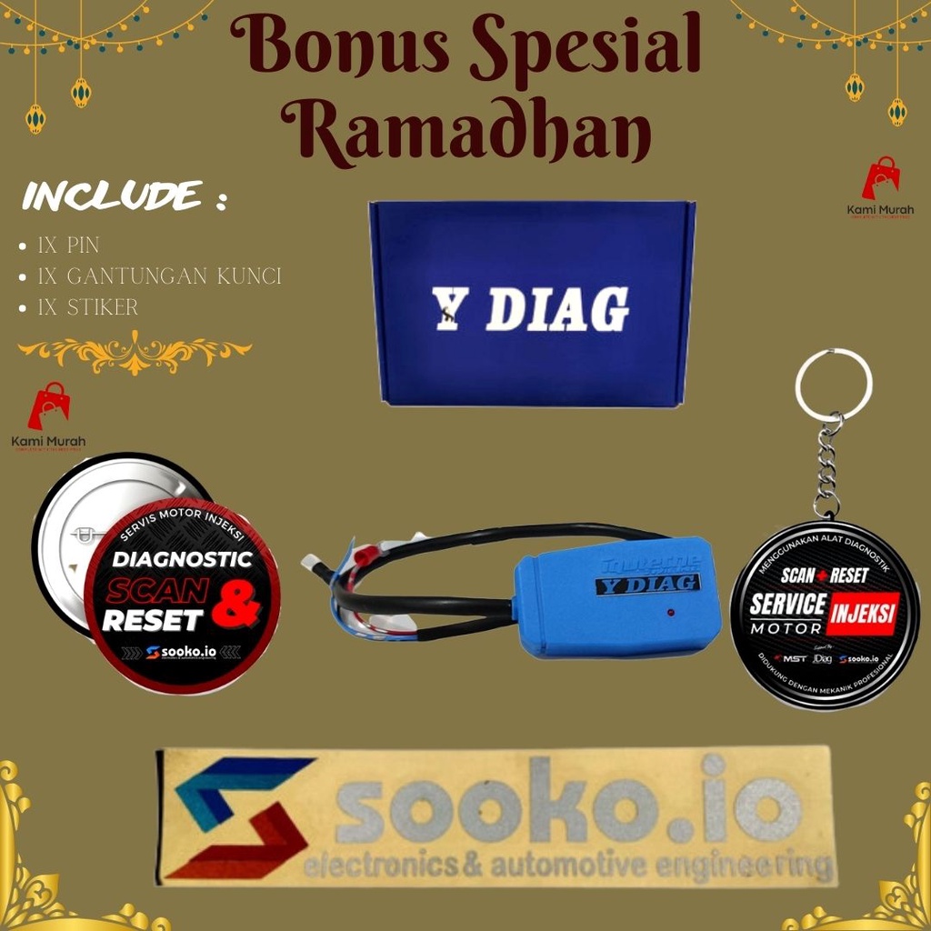 Jual Scanner Motor Injeksi Yamaha Iquetech Diagnostik Tool Y Diag Sooko