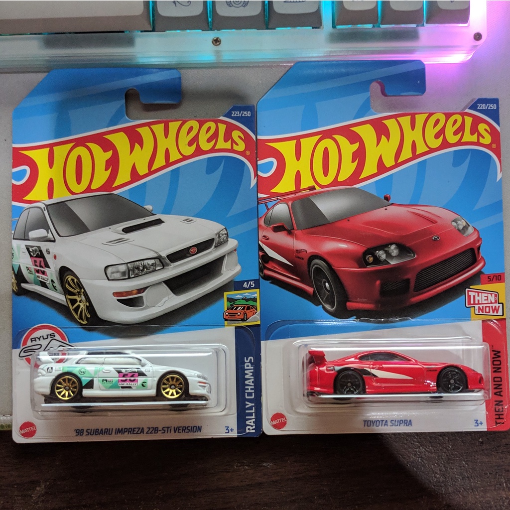 Jual Hot Wheels Toyota Supra Merah Subaru Impreza B Sti Version Thr