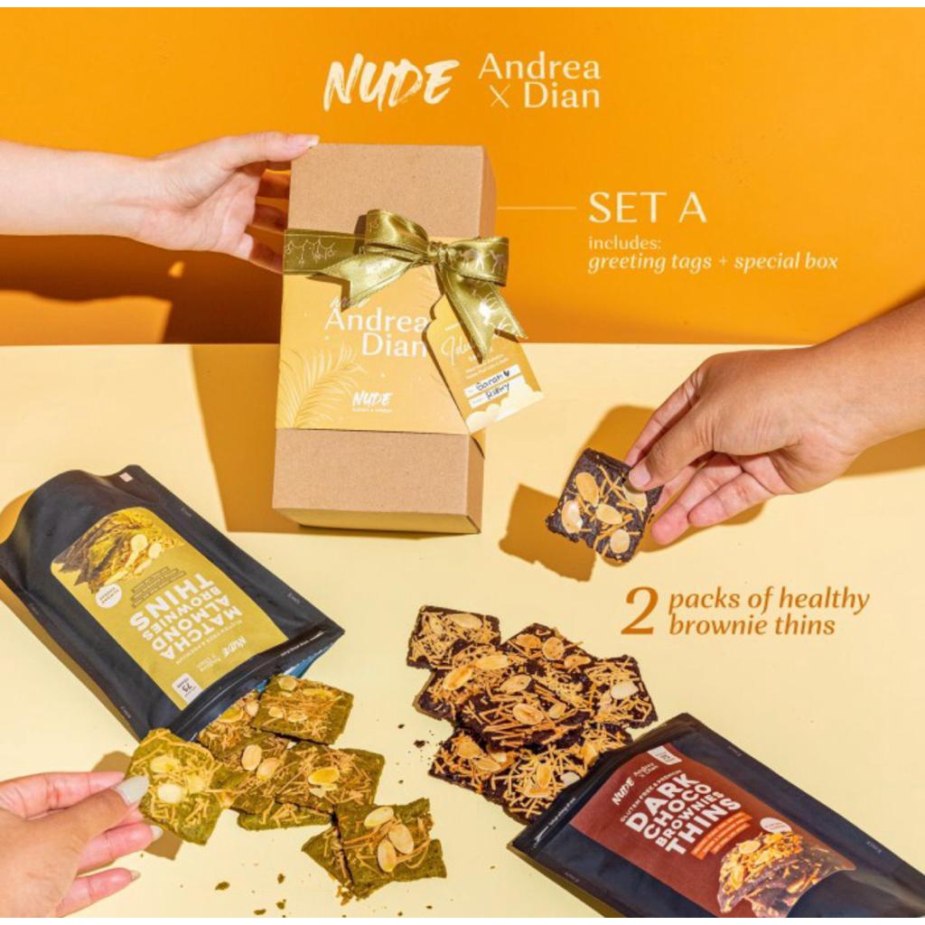 Jual Hampers Ramadhan Nude X Andrea Healthy Brownie Thins Idul