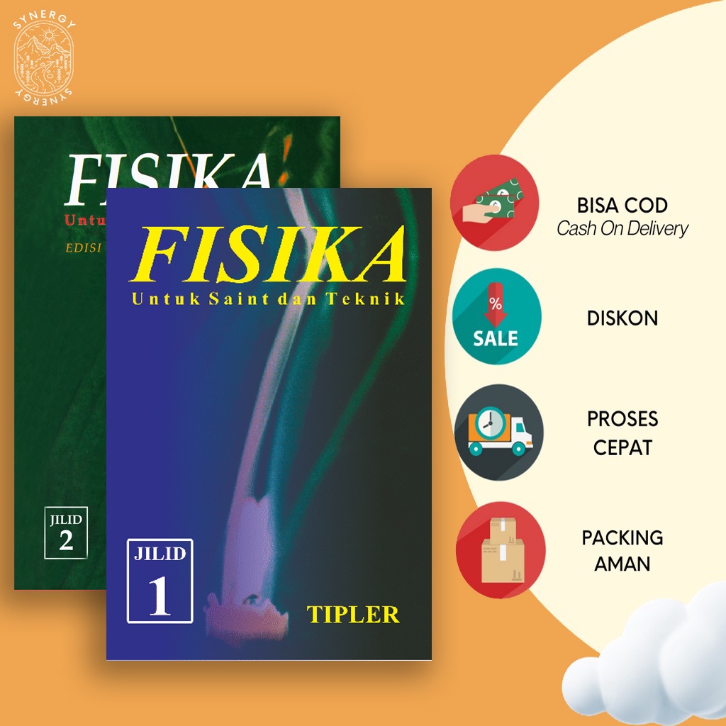 Jual SEPAKET Fisika Untuk Sains Dan Teknik Edisi 3 Jilid 1 2 By Tipler