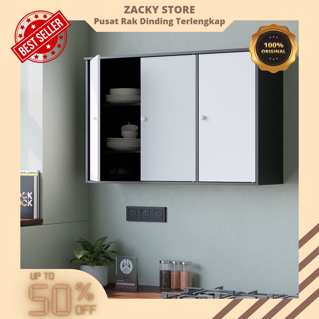 Jual Kitchen Set Atas 3 Pintu Kitchen Set Minimalis Rak Dapur Serbaguna