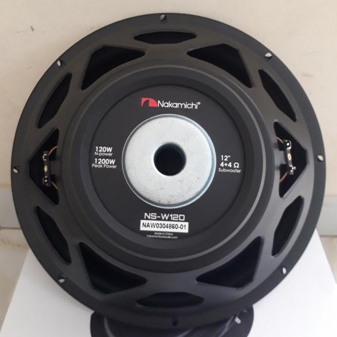 Jual Nakamichi Subwoofer Pasif NS W12D 12 Inch Sub Pasif Mobil Shopee