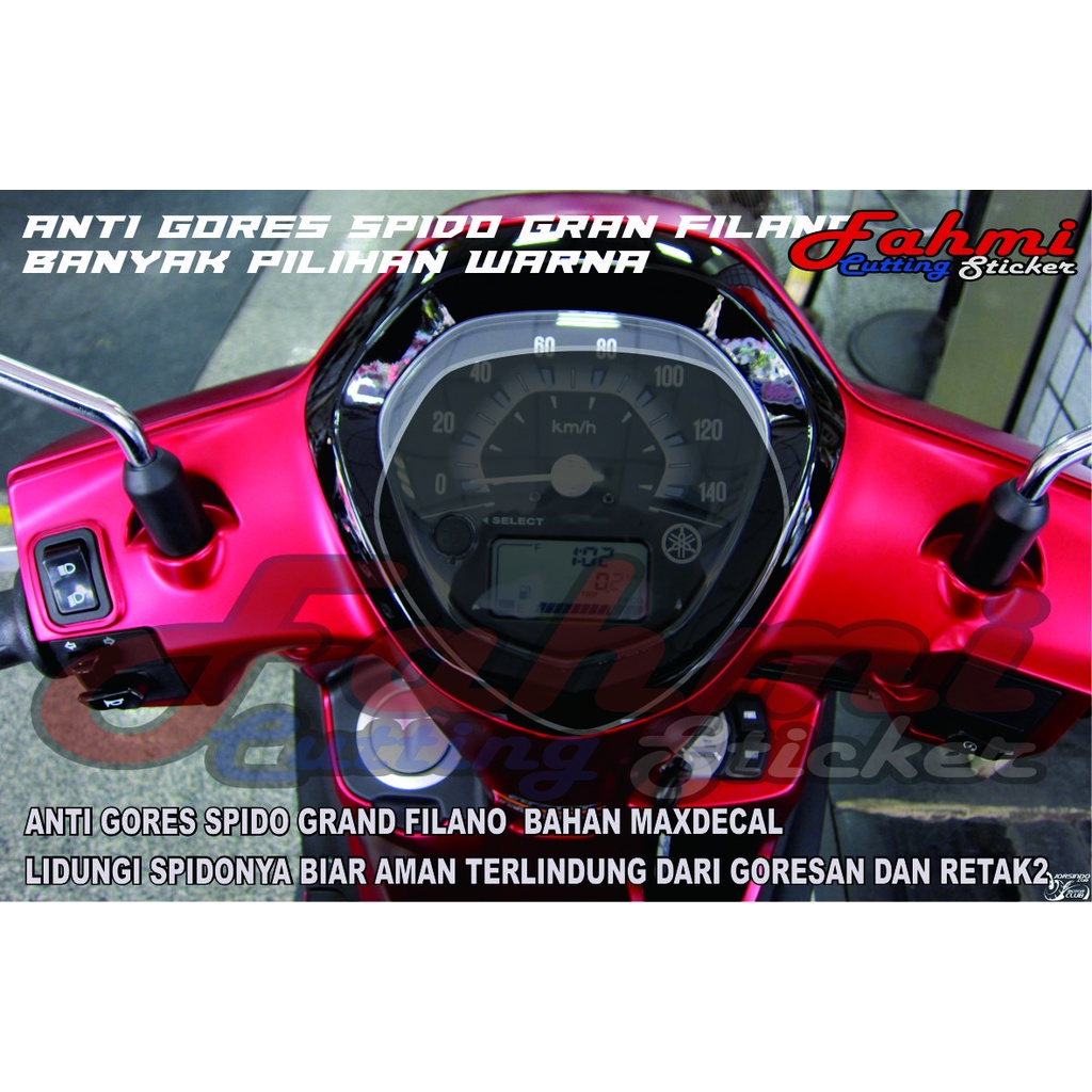 Jual STICKER ANTI GORES SPIDO YAMAHA GRAND FILANO NEW Shopee Indonesia