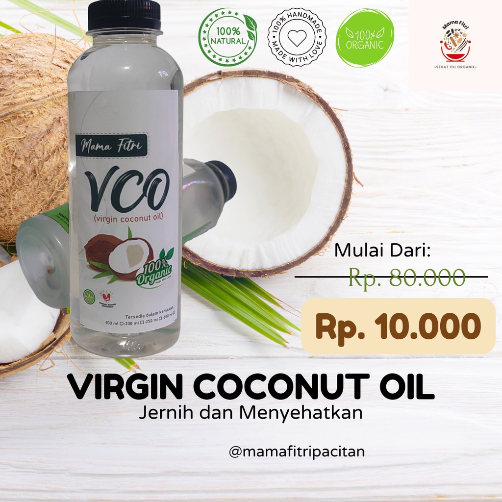 Jual Vco Virgin Coconut Oil Minyak Kelapa Asli Ml Ml Ml Minyak