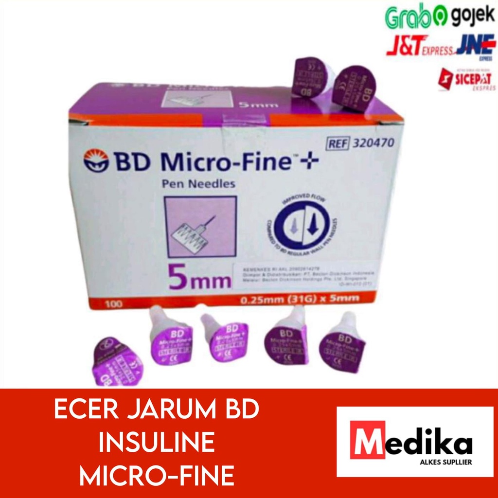 Jual Eceran Jarum Insulin Jarum BD Micro Fine Shopee Indonesia