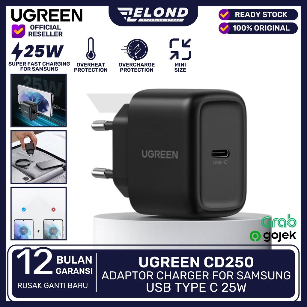 Jual Ugreen Kepala Charger Samsung W A A S Super Fast Charging