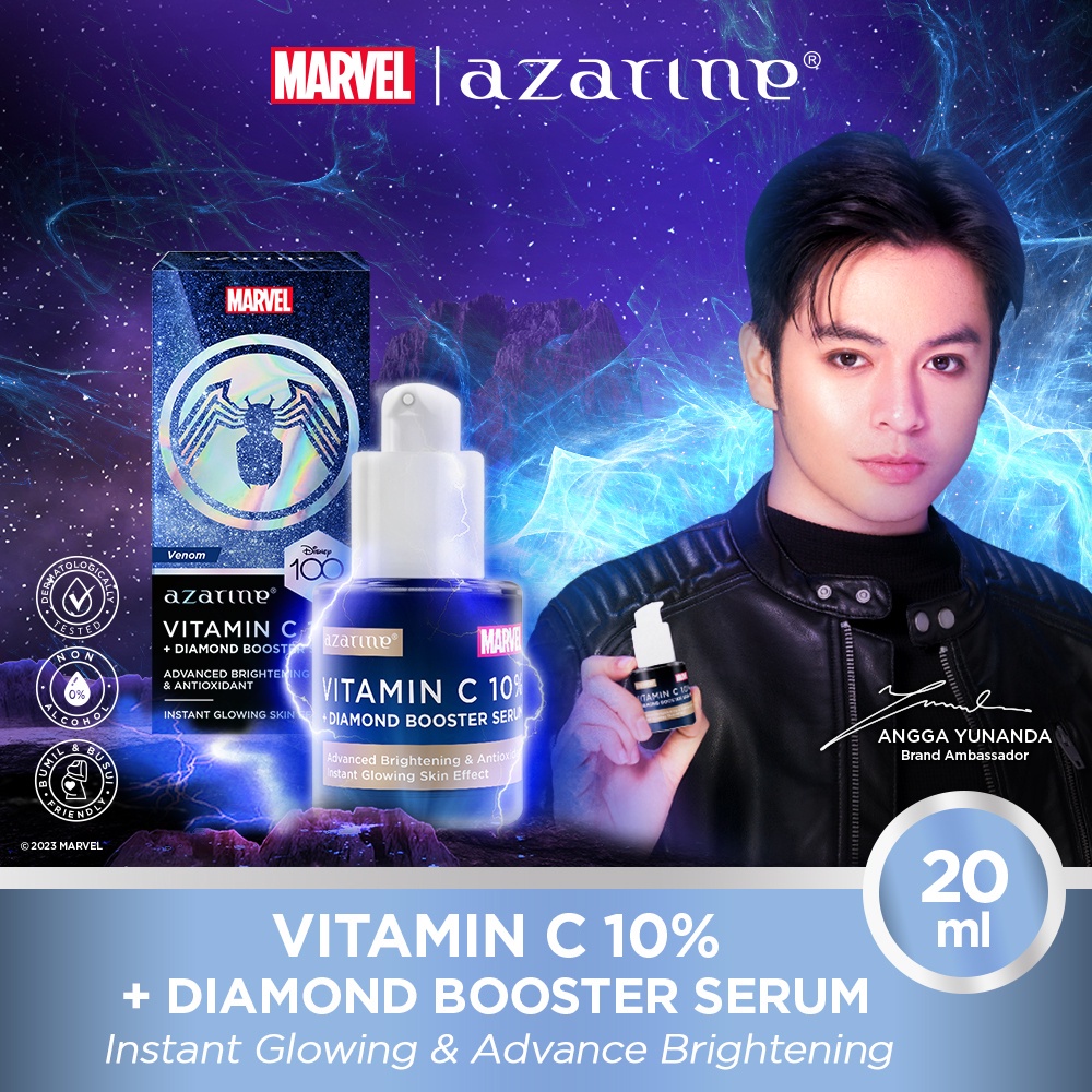 Jual AZARINE VENOM VITAMIN C 10 DIAMOND BOOSTER SERUM 20 ML SERUM