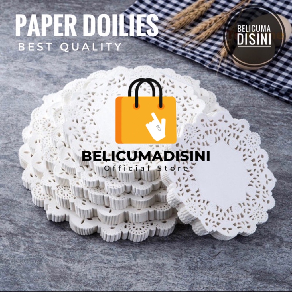 Jual 25pcs Doyleys Paper Doilies Paper Doily Paper Doyley Paper