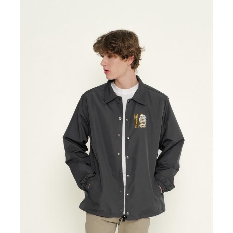 Jual ERIGO COACH JACKET ART OF PEACE DARK GREY Shopee Indonesia