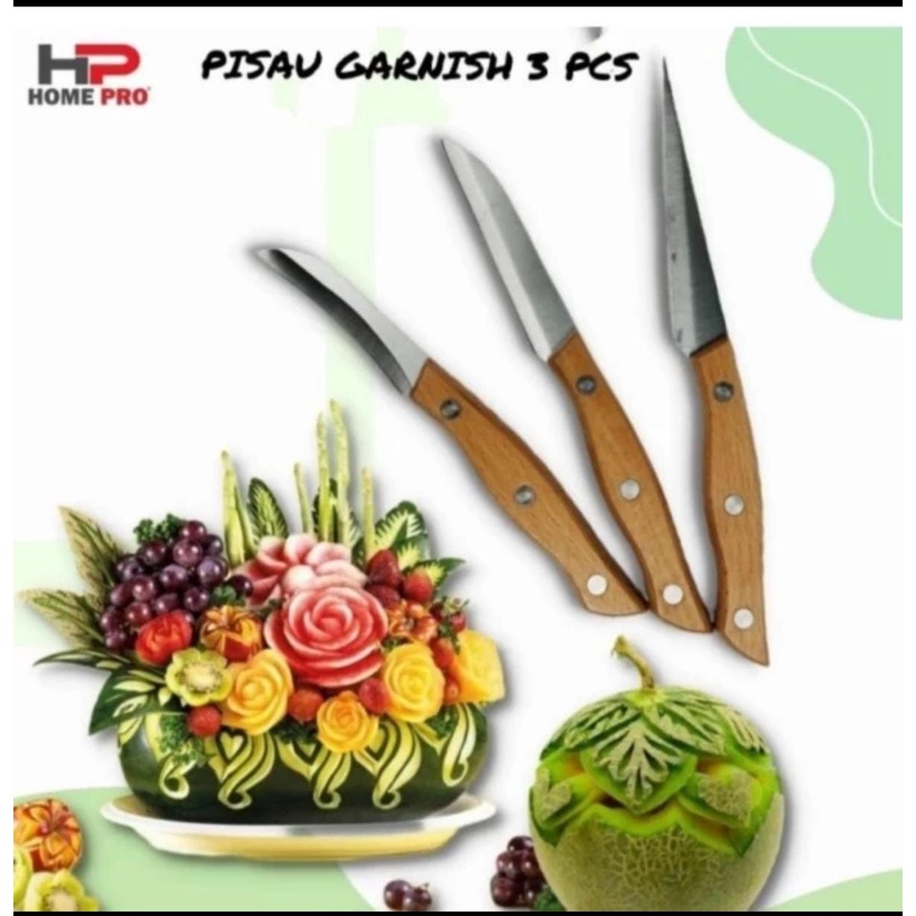 Jual Pisau Garnish Pisau Ukir Buah Carving Set Homepro Isi Pcs