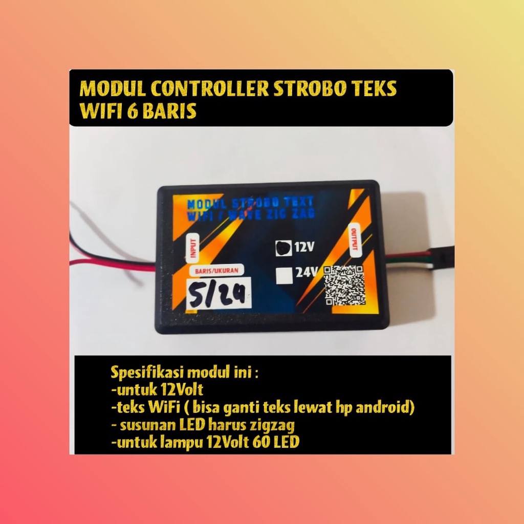 Jual Modul Strobo Teks Wifi Baris Versi Zigzag Shopee Indonesia