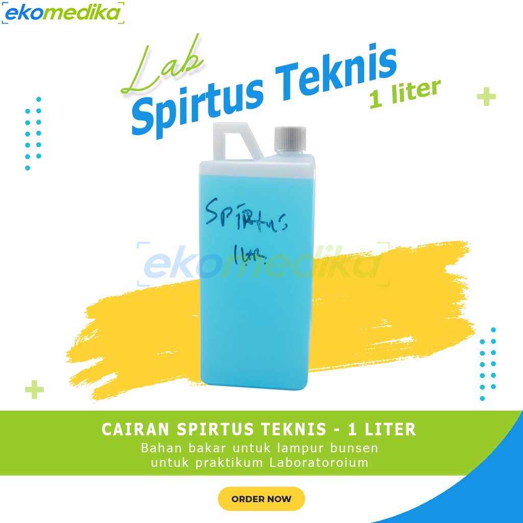 Jual Spirtus Teknis Bahan Bakar Bunsen Liter Spirtus Teknis Ml