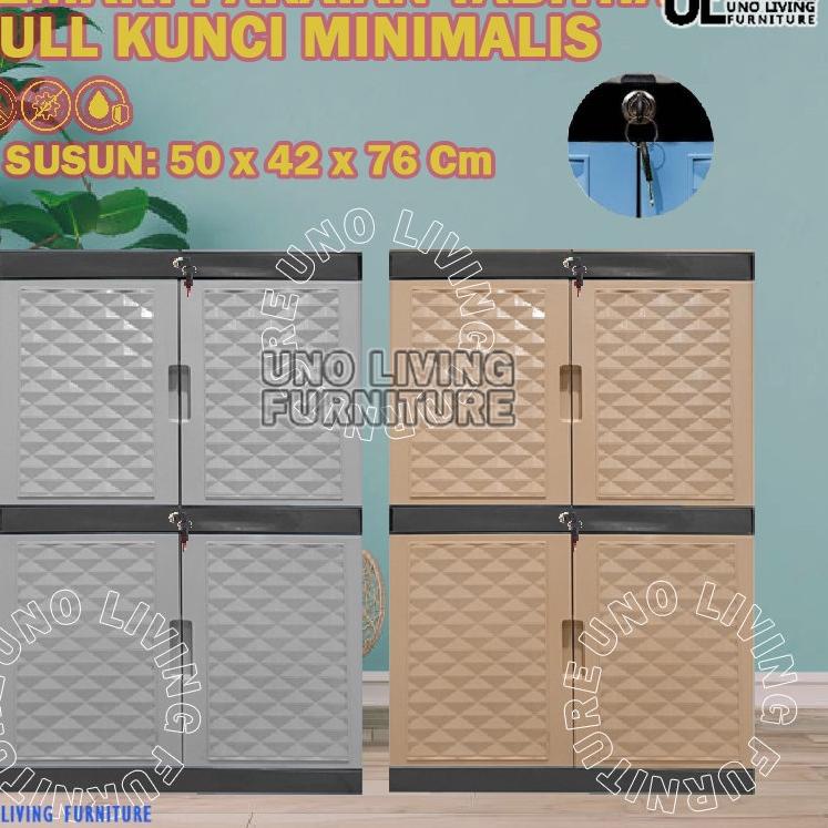 Jual Full Kunci Lemari Pakaian Plastik Full Kunci Susun Lemari