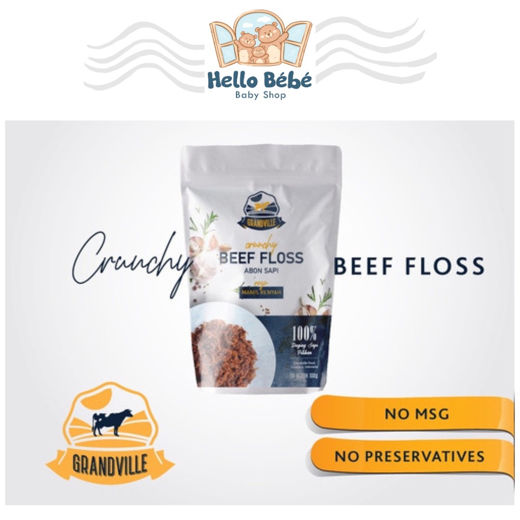 Jual Grandville Beef Floss Original Abon Sapi Shopee Indonesia