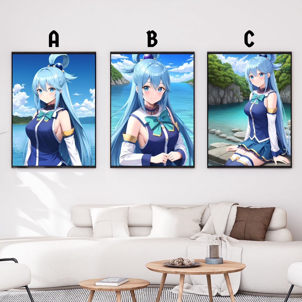 Jual Fantasy Art Wall Decor Aqua Konosuba 3 Dekorasi Hiasan