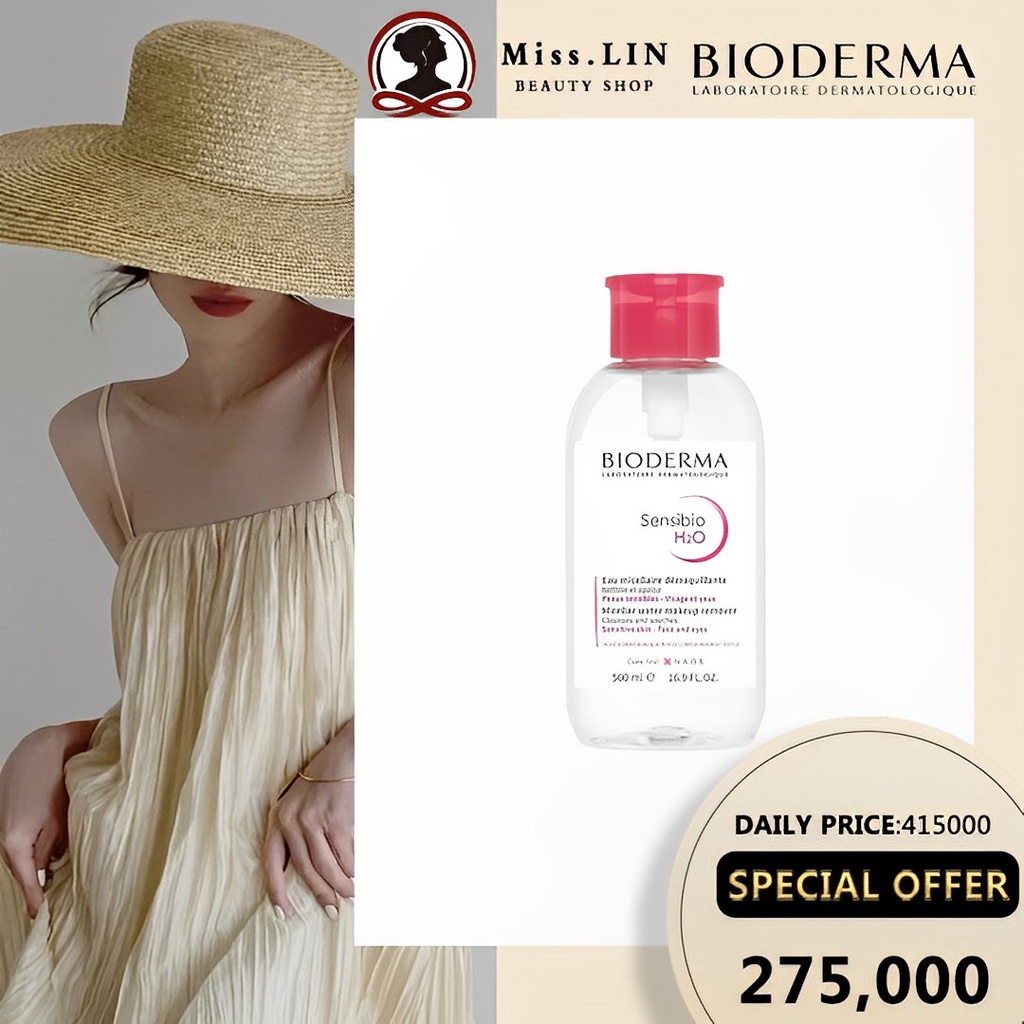 Jual New Bioderma Sensibio H O Ml Pump Micellar Water Untuk