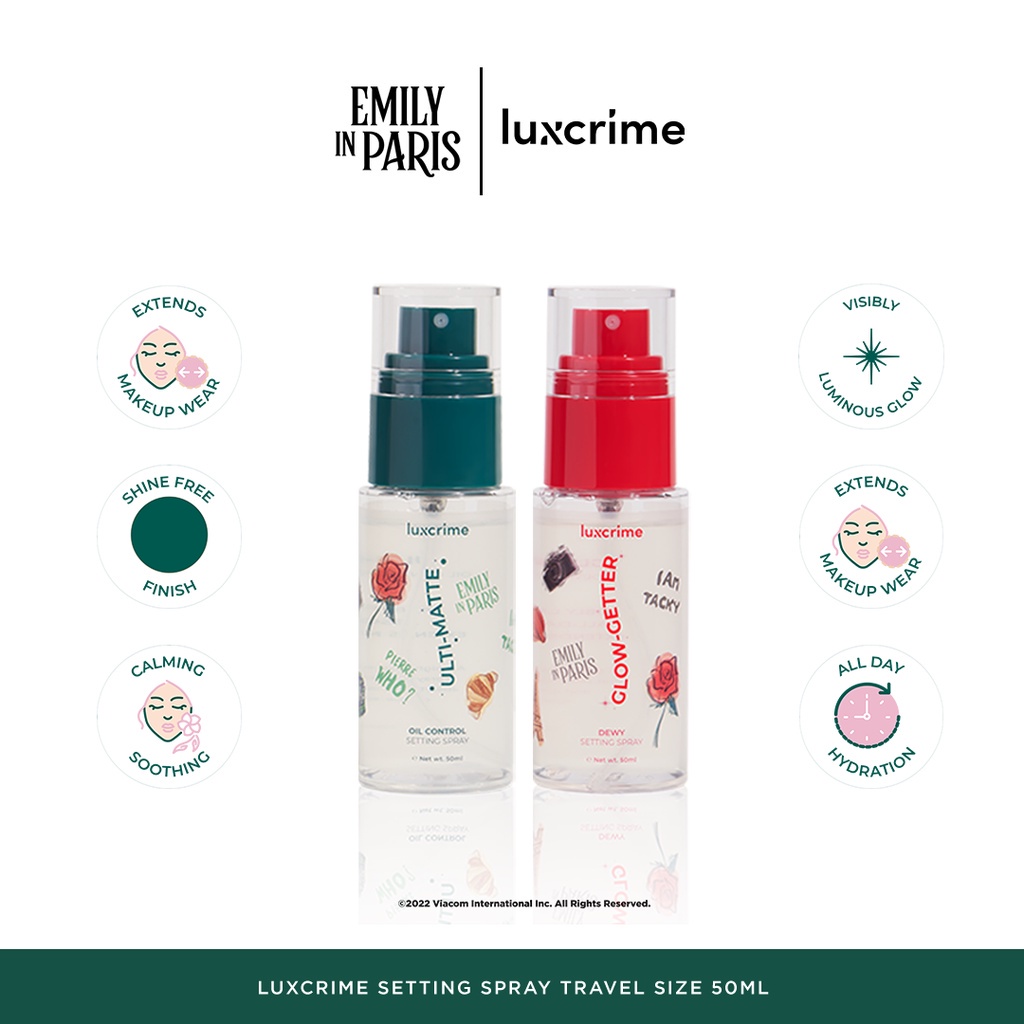 Jual Luxcrime EMILY IN PARIS Setting Spray Ml Shopee Indonesia