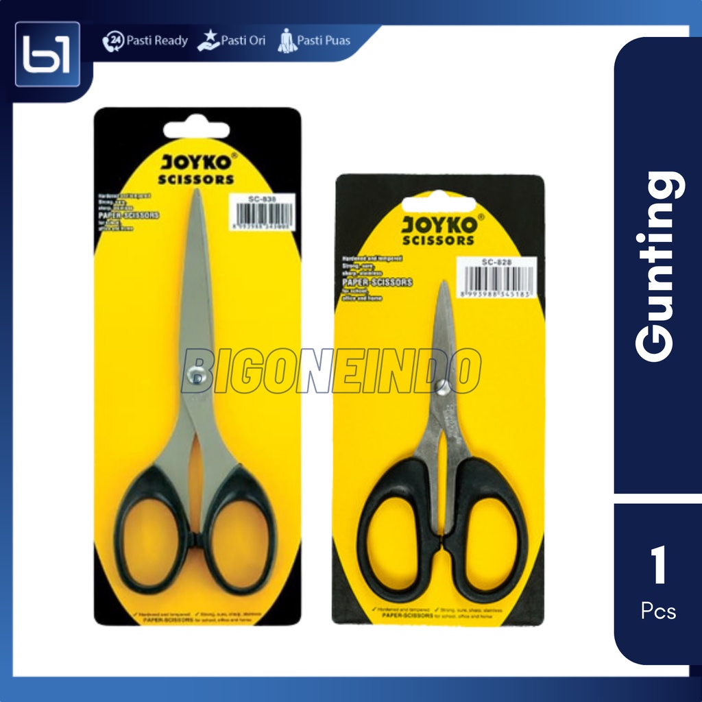 Jual Gunting Scissors Joyko Stainless Steel Tajam Gunting Serba Guna