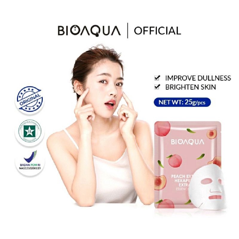 Jual Bioaqua Sheet Mask G New Varian Shopee Indonesia