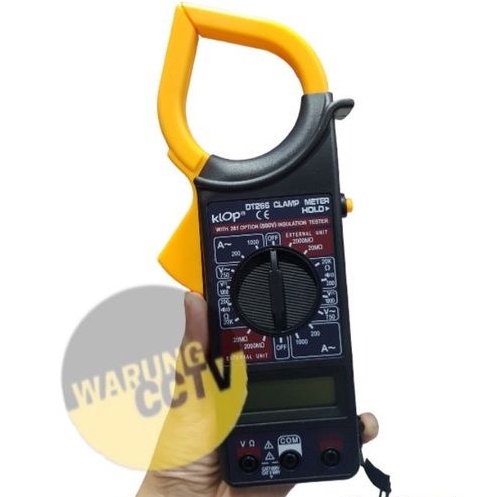 Jual Digital Clamp Meter Klop Dt Tang Ampere Multimeter Shopee