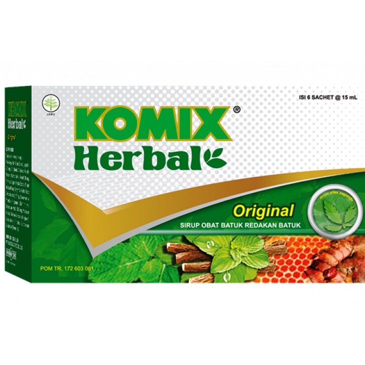 Jual Komix Herbal Obat Batuk Obat Flu Obat Batuk Berdahak Box Isi