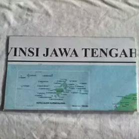 Jual Peta Jawa Tengah Lipat Tab Shopee Indonesia