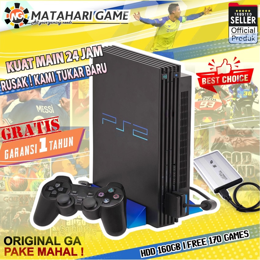 Jual Ps Hdd Gb Fat S Ny Asli Full Games Stik Shopee Indonesia