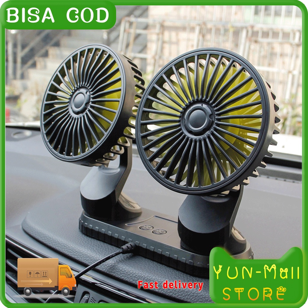 Jual Yun Mall Portable Car Fan Kipas Angin Mobil Volt Volt