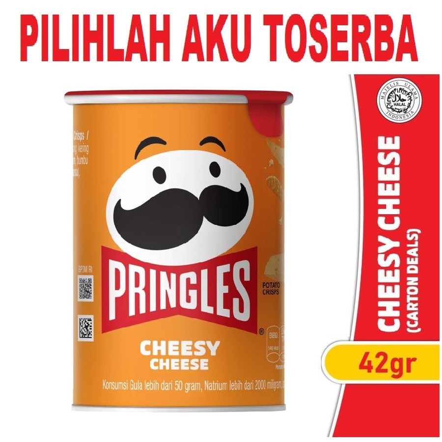 Jual Pringles Cheesy CHEESE KEJU Keripik Kentang 42 Gr HARGA