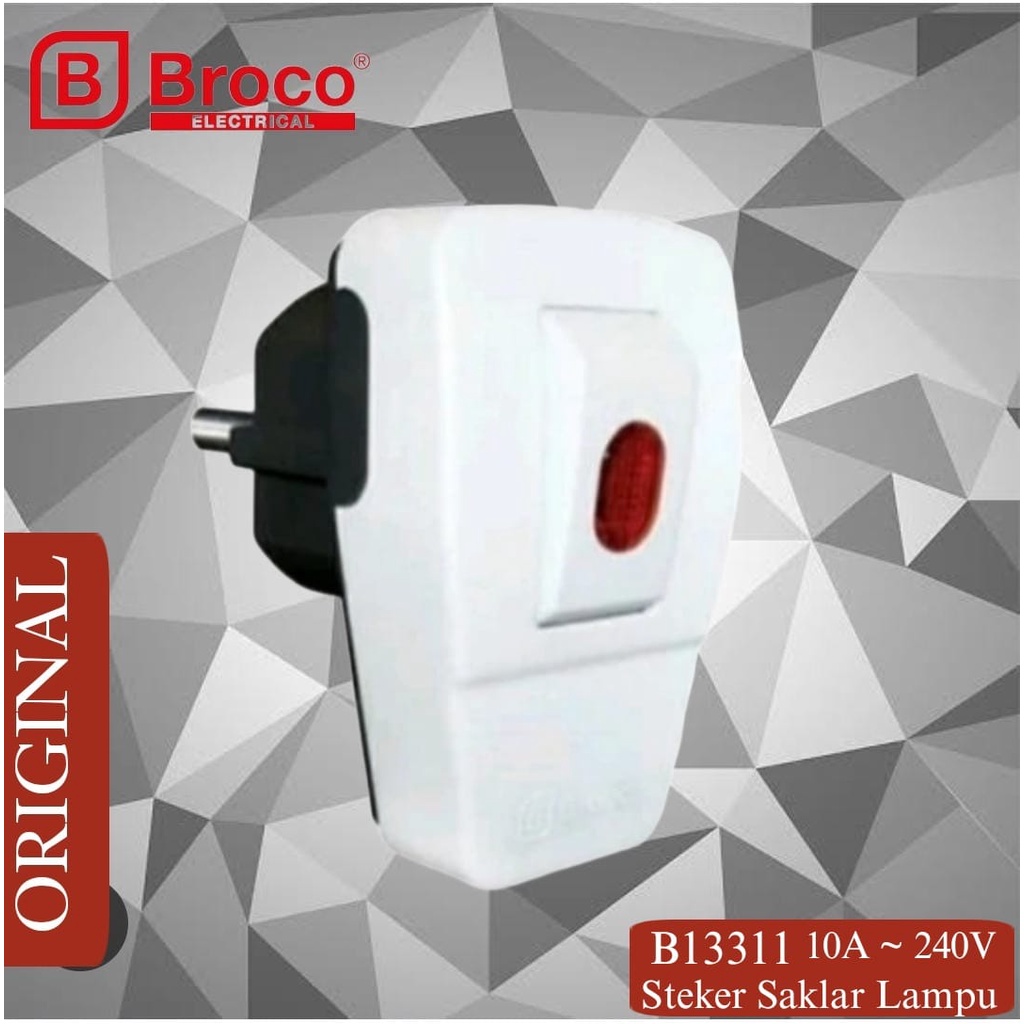 Jual Broco Steker Saklar Lampu On Off Colokan Broco Steker