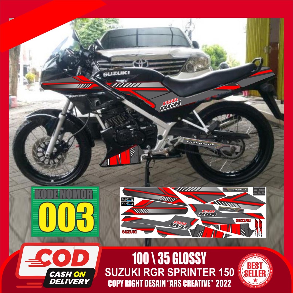 Jual Sticker Decal Striping Suzuki Rgr Jumbo Rgr Sprintervariasi