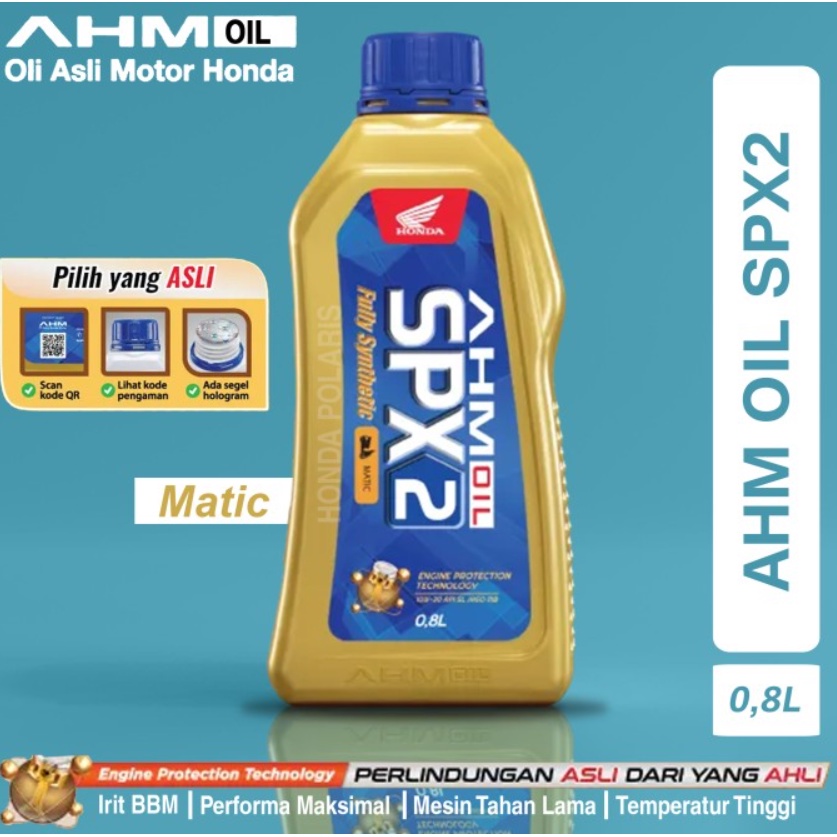 Jual Ahm Oil Spx Ml W Sl Fully Synthetic Oli Matic Spx