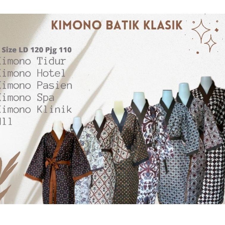 Jual Telah Hadir Y Kimono Batik Pria Wanita Baju Tidur Hotel Spa