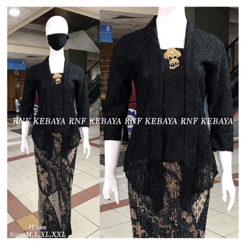 Jual Permata Olshop Setelan Kebaya Kutu Baru Brukat Kebaya Modern