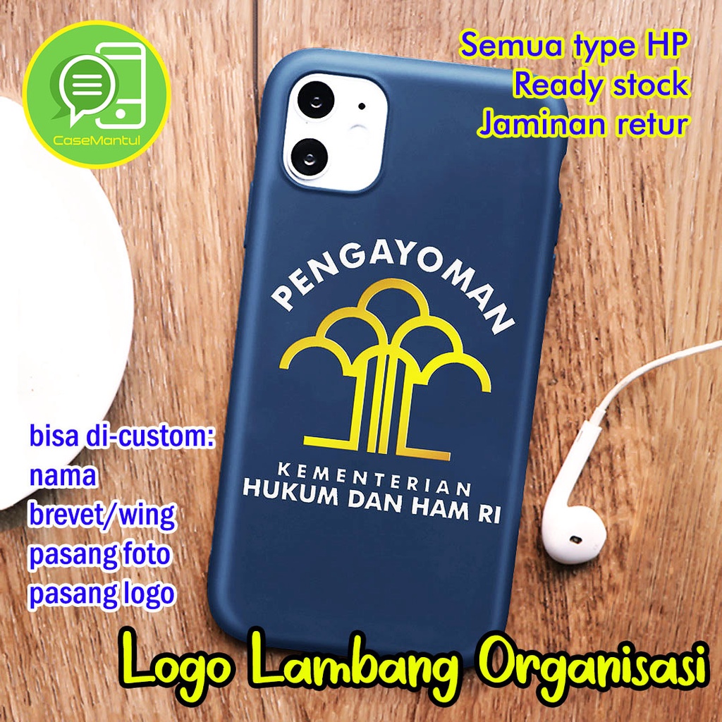 Jual Custom Case Handphone Hp Desain Logo Lambang Kesatuan Organisasi