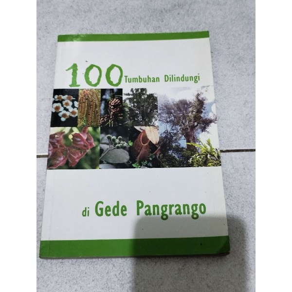 Jual Buku 100 Tumbuhan Yg Dilindungi Di Gunung Gede Parangrango