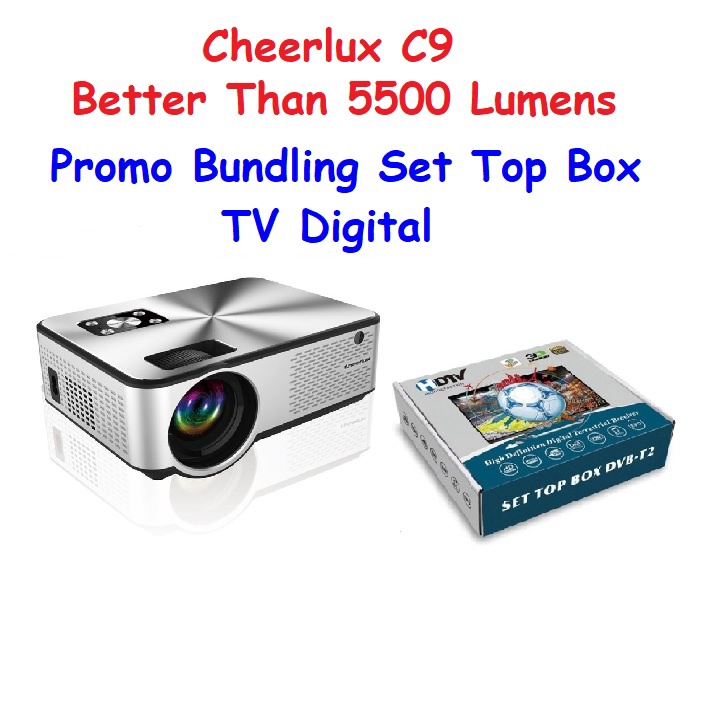 Jual Proyektor Cheerlux C Hd Infocus Setara Lumens Shopee Indonesia