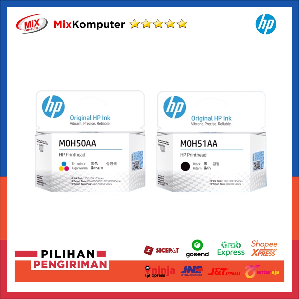 Jual Tinta HP M0H51A Black Replacement GT Printhead Hitam M0H50AA