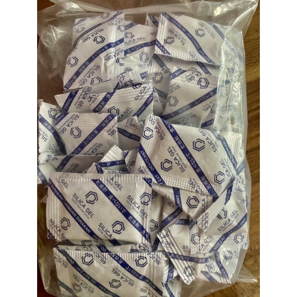 Jual SILICA GEL NATURAL ANTI JAMUR ANTI LEMBAB PENGAWET REPACK Shopee