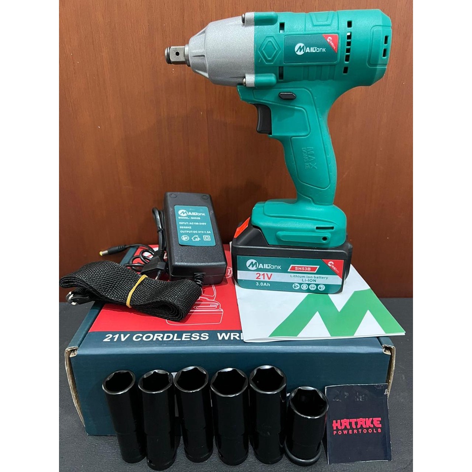 Jual Mailtank Sh B Cordless Impact Wrench Volt Buka Baut Motor Mobil