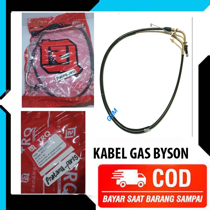 Jual Kabel Gas Motor Yamaha Byson Bison Tali Kawat Gas Karburator