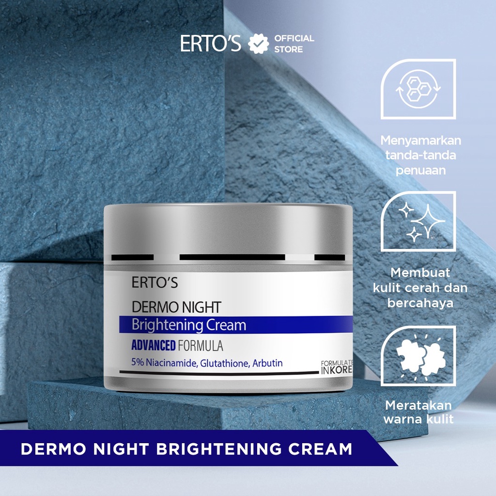 Jual Erto S Dermo Night Cream Krim Malam Krim Malam Krim