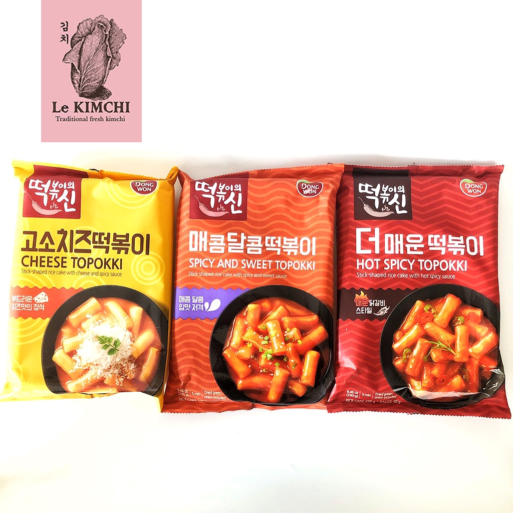 Jual Dongwon Topokki Cheese Topokki Korean Tteokbokki Tokpoki Korean