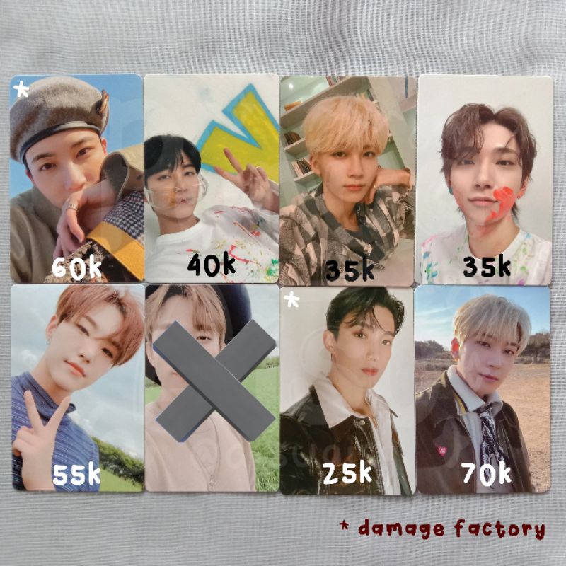 Jual Photocard Seventeen Jeonghan Joshua Vernon Dk Hoshi Wonwoo Carver