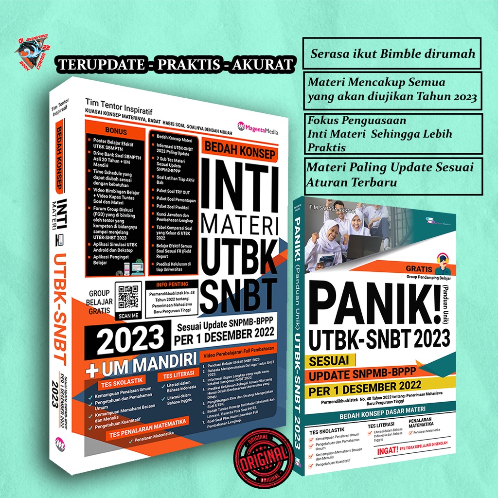 Jual BUKU TES SNBT 2023 BEDAH KONSEP INTI MATERI UTBK SNBT 2023