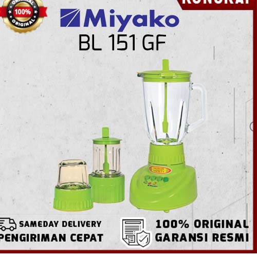 Jual Miyako Blender Kaca Gelas 3 In 1 BL 152 GF Kapasitas 1 5 Liter