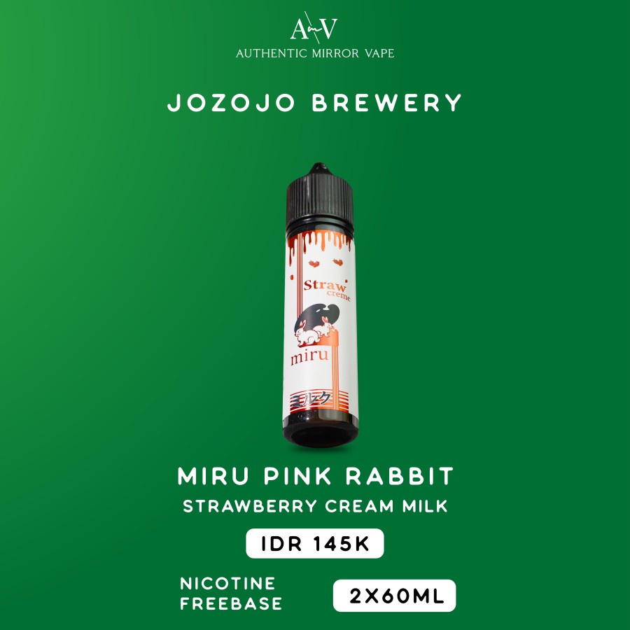 Jual Miru Pink Rabbit 120 ML 2x60ML By Jozojo Brewery Authentic