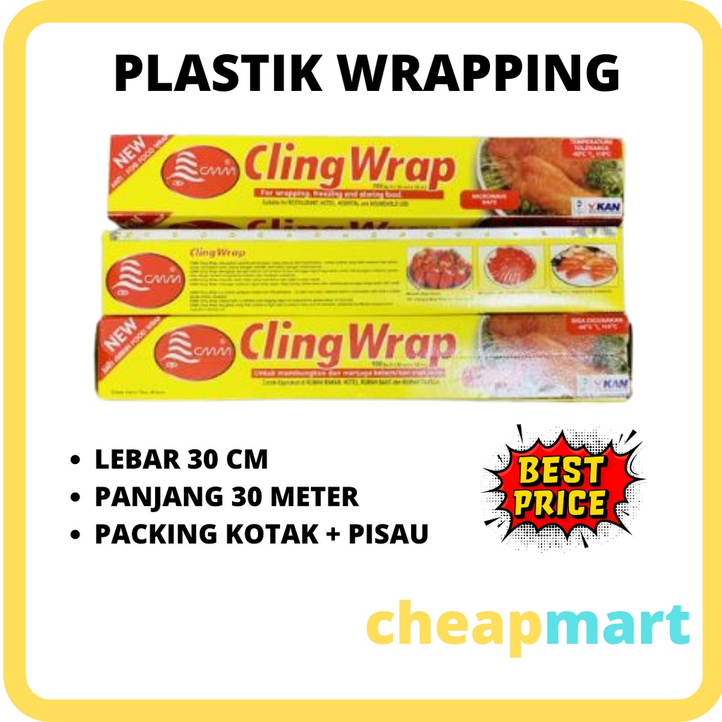 Jual Plastik Wrapping Makanan Cling Wrap Cm Refill Food Grade Pe