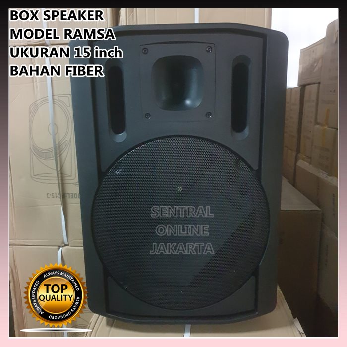 Jual BOX SPEAKER KOSONG MODEL RAMSA 15 Inch 12 Inch IMPORT PLASTIK